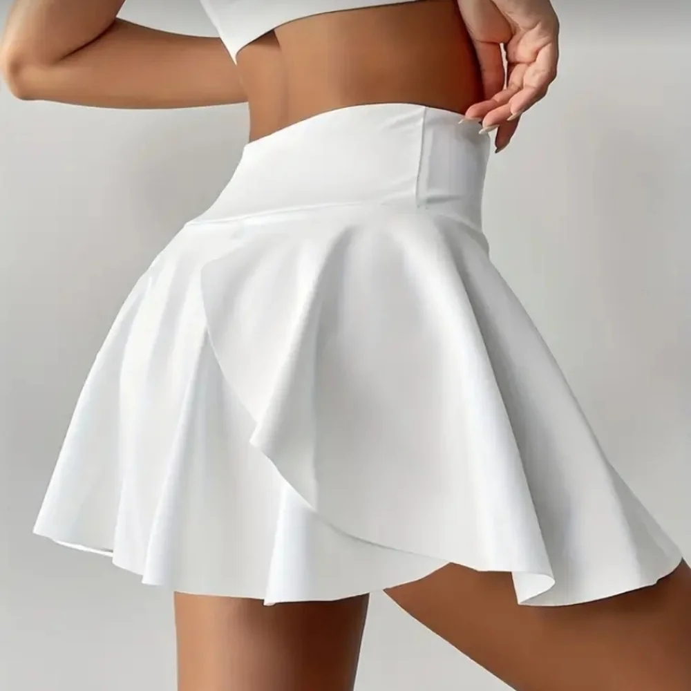 Flared Sports Skort With Pocket Moisture Wicking Size Large Various Colors - Picture 5 of 7